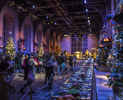 Хогвартс в снегу