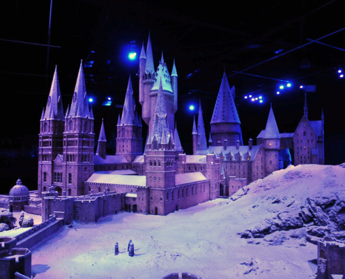 Хогвартс в снегу