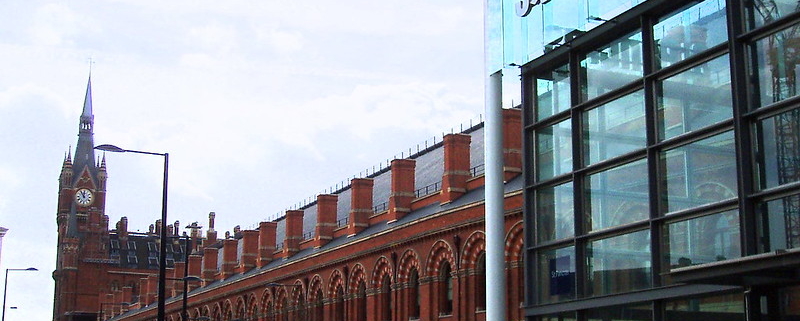 Вокзал снаружи Вокзал Сент-Панкрас