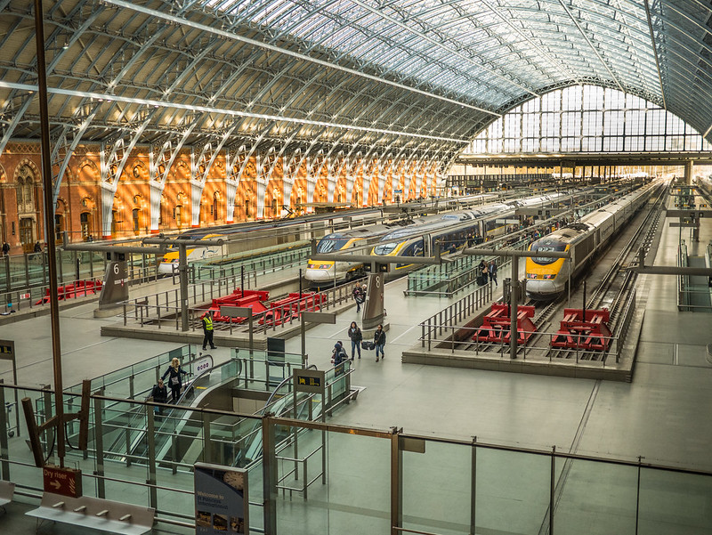 Пути и поезда Вокзал Сент-Панкрас