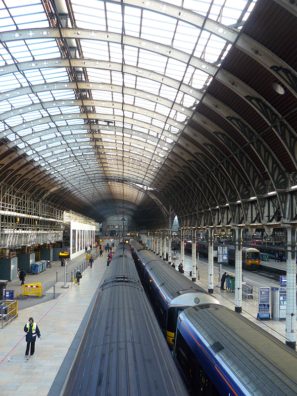 На платформе