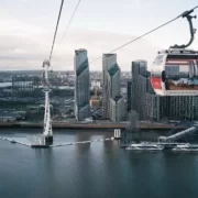 Лондонская канатная дорога над Темзой Круиз по Темзе