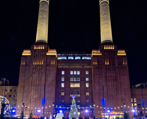 Каток у электростанции Баттерси Ледовые катки в Лондоне