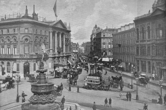 Piccadilly Circus. 1896 год